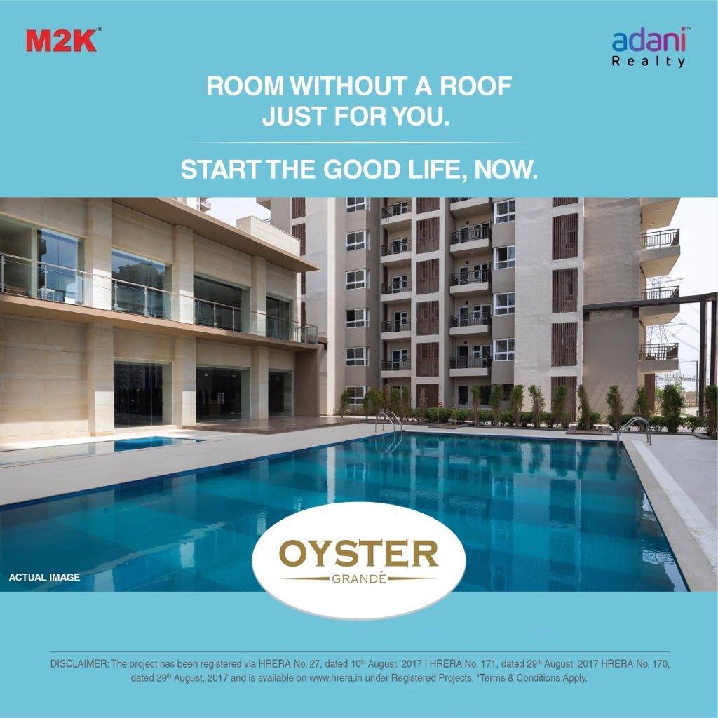 Start the goodlife now by residing at Adani M2K Oyster Grande in Gurgaon